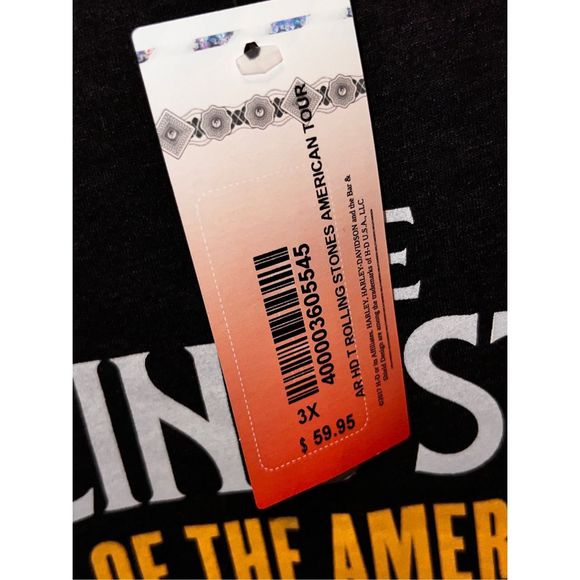 NWT Harley-Davidson  Rolling Stones America Tour Short Sleeve T-Shirt Size 3XL - Picture 3 of 8